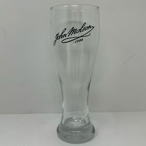 Tall John Molson glass